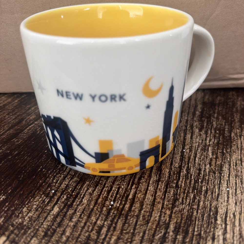 Starbucks New York City You Are Here 2013 Porcelain Coffee Mug 14 Oz